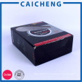 Electronics packaging folding black corrugated box for earphone